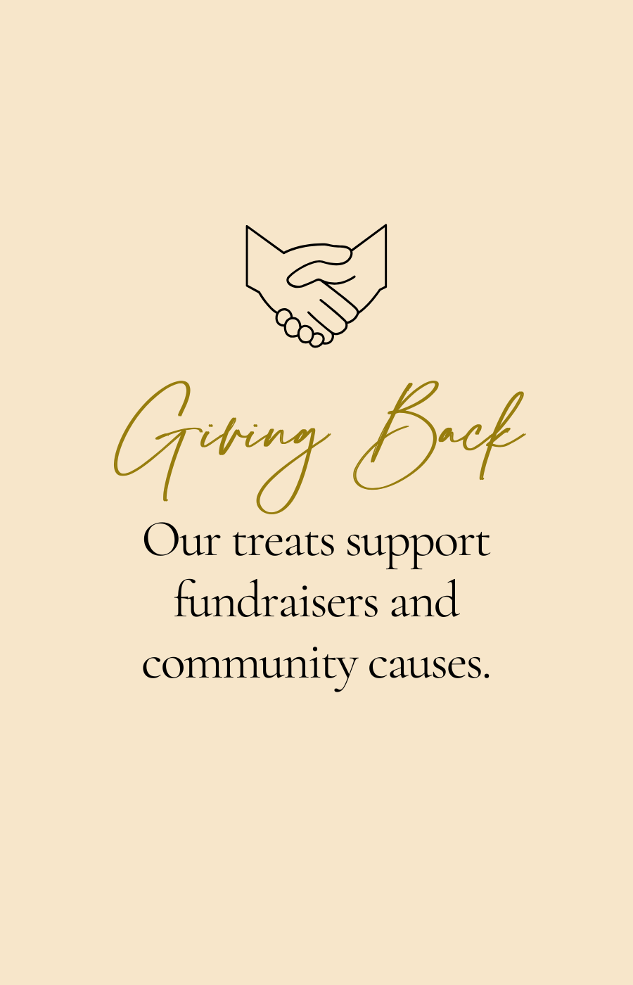 Giving back to the community