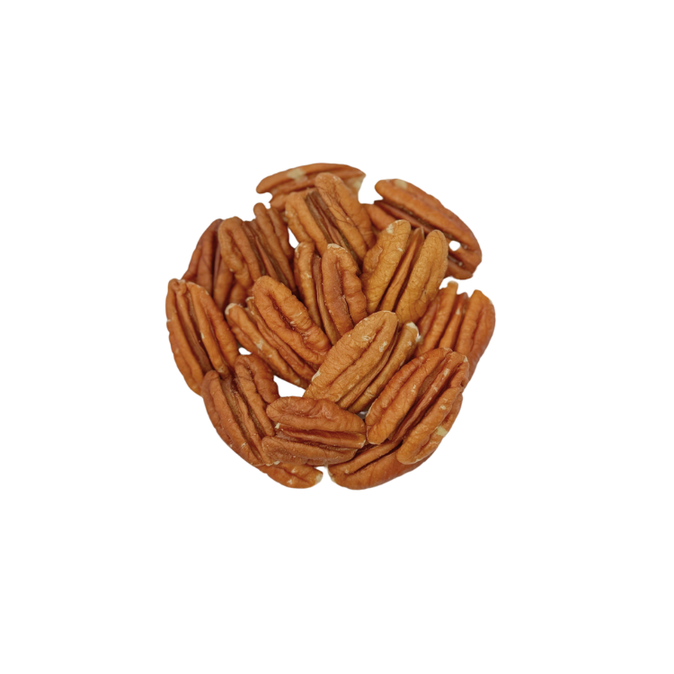 The sweet, buttery and earthy taste of Pecans adds a touch of elegance and warmth to baked treats