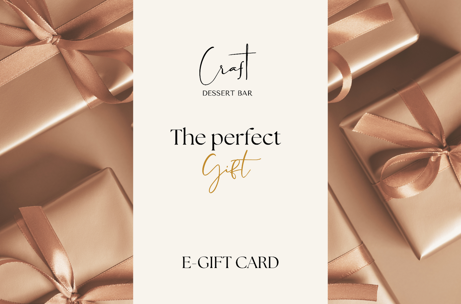 Craft Dessert Bar E-gift card
