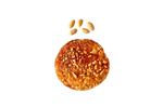 Peanut butter cookie with peanuts